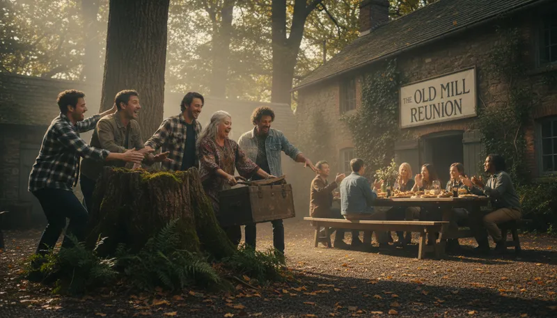 Illustration of come out of the woodwork: appear suddenly or unexpectedly