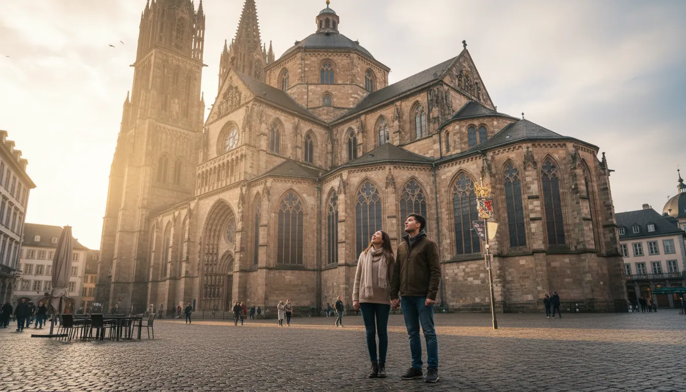 “Aachen” kelimesinin çizimi: a historic city in western Germany.