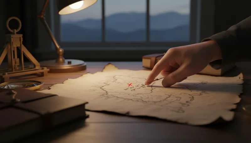 Illustration of dms: degrees, minutes, seconds in geographic coordinates