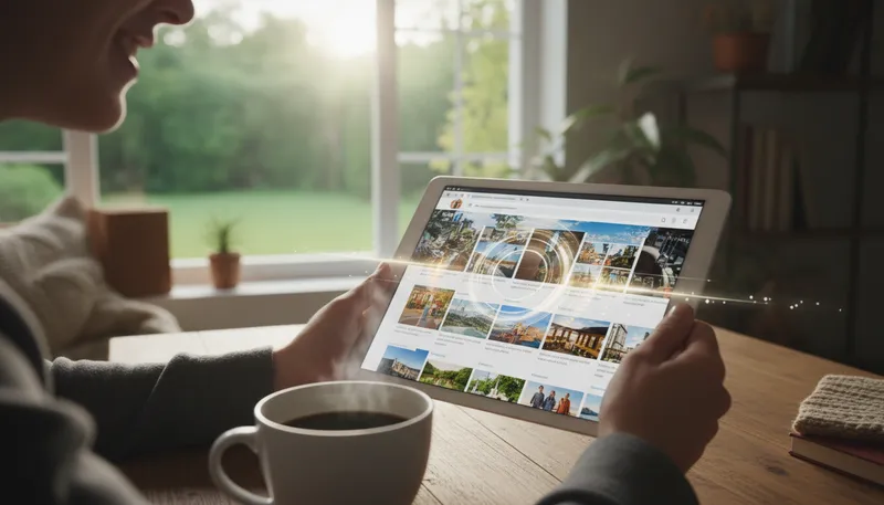 Illustration of browser: Software for navigating the internet.