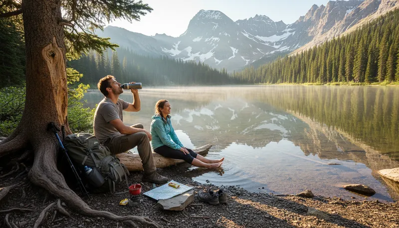 Illustration of take a breather: pause to rest or relax briefly.