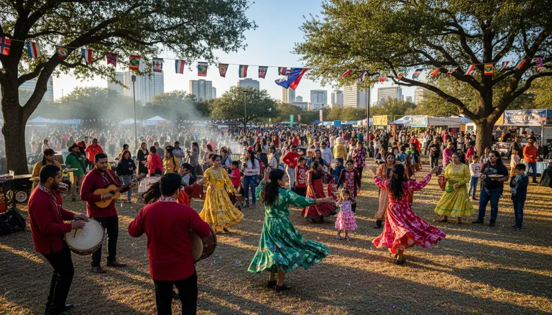 Illustration of irving: a city in Texas known for its diversity