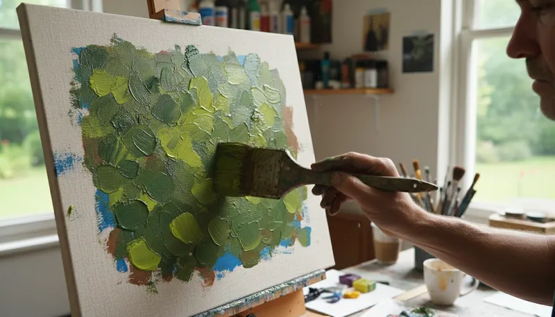 Illustration of mottle: To mark with spots or blotches of color.