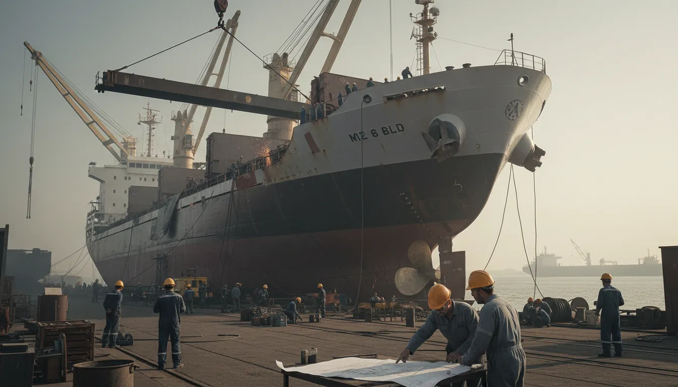refit 일러스트: To repair or update something.