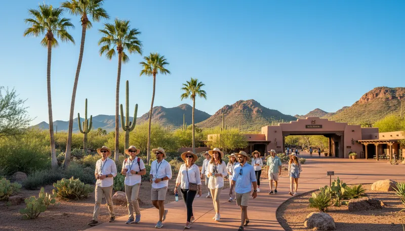 Illustration of scottsdale: A city in Arizona known for its resorts.