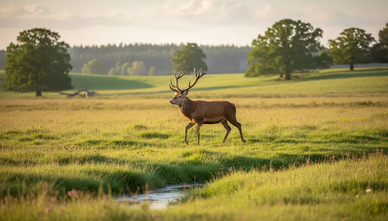 Illustration of stag: An adult male deer or a male at an event.