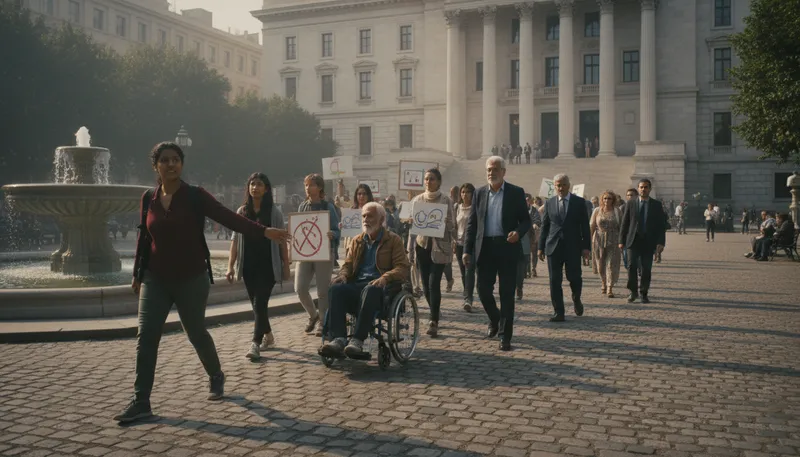 Illustration of marginalized: Put in a position of lesser importance.