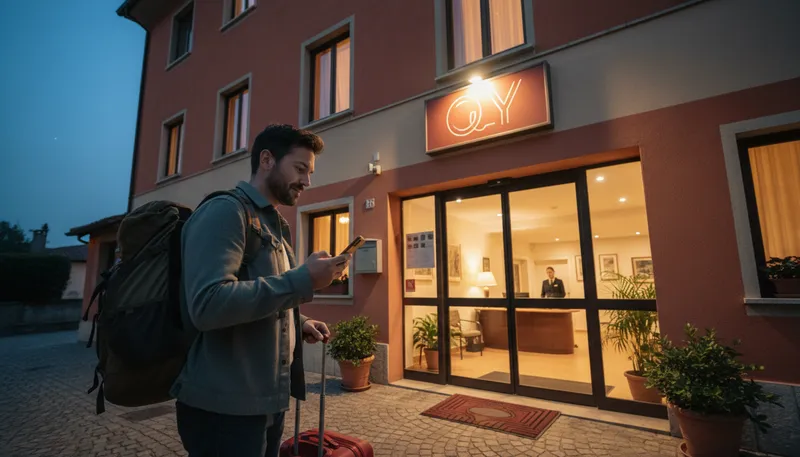 Illustration of oyo: A hotel chain offering budget accommodations.