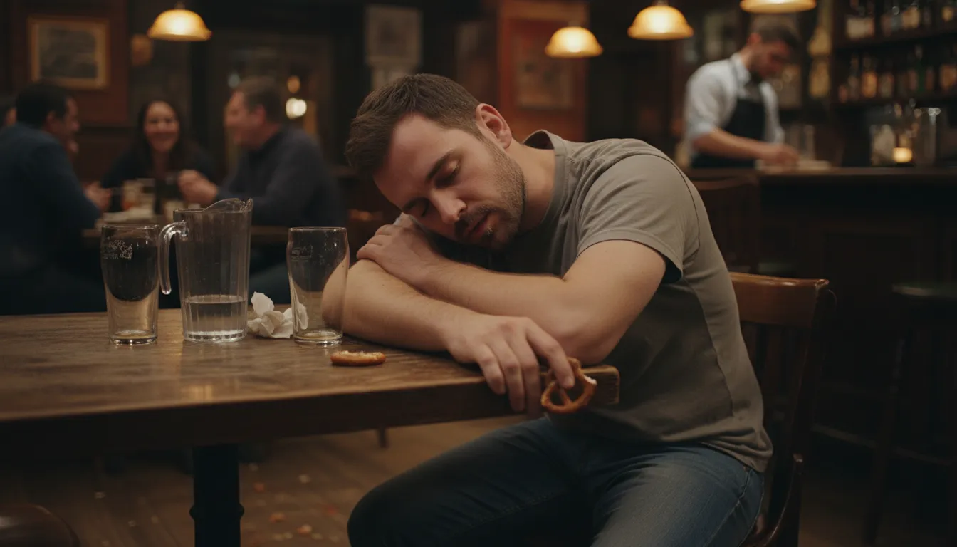 Ilustrasi cheap drunk: a person who becomes intoxicated after very little alcohol