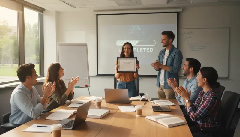 Illustration of certification: Official recognition of skills or qualifications.
