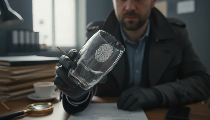 Illustration of fingerprint: A unique mark on a finger.