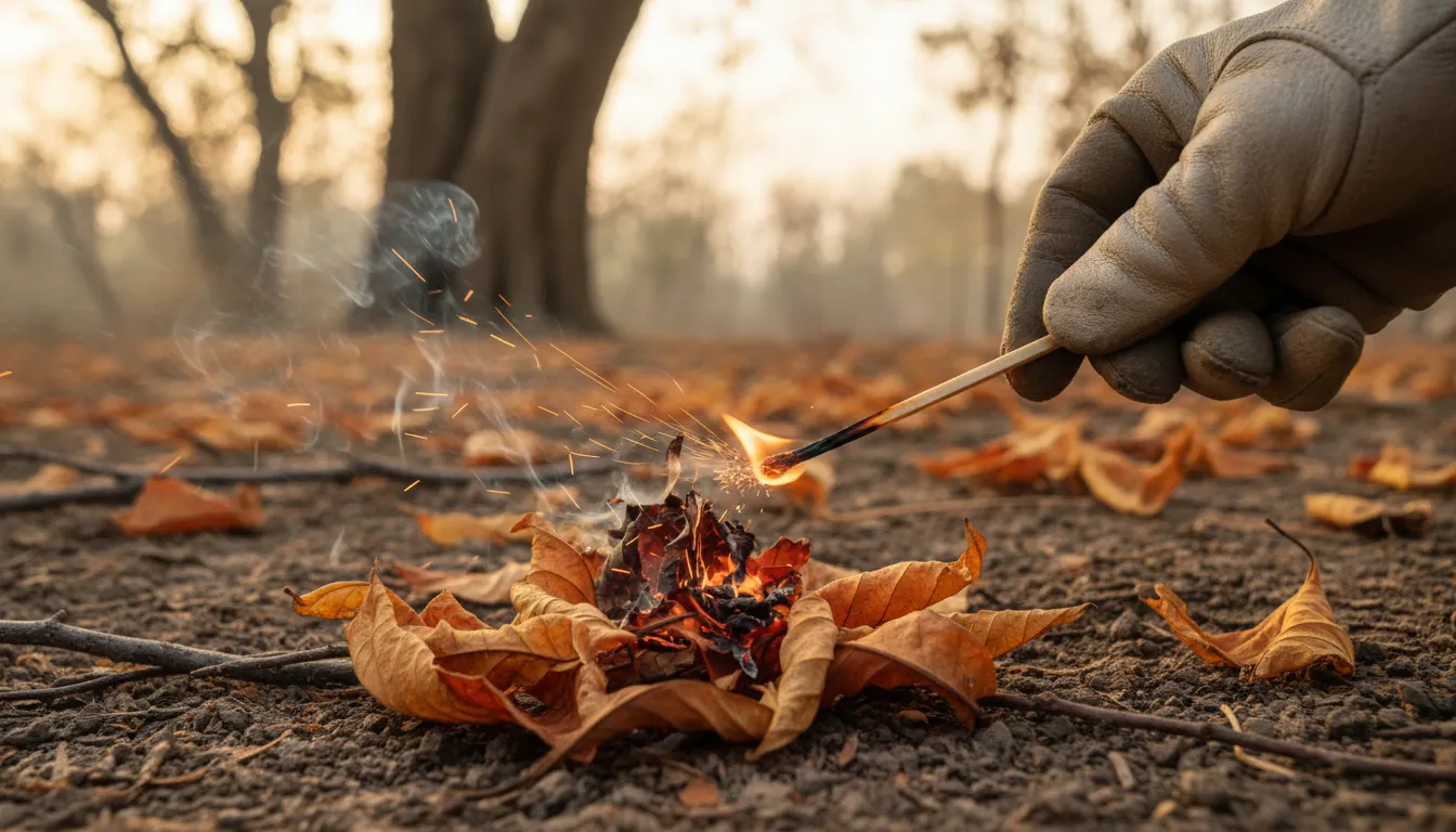 take fire 的插图：to ignite or become passionate quickly