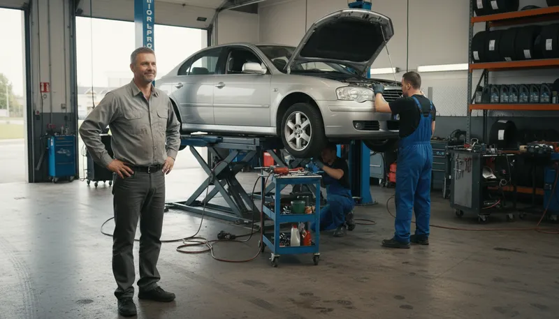 Illustration of tune up: To adjust for better performance.