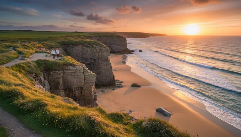 Illustration of pembrokeshire: A coastal county in Wales.