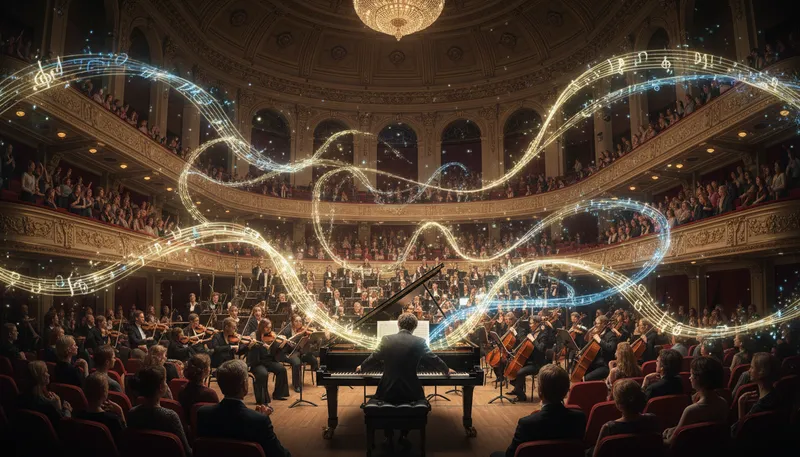 Illustration of beethoven: Famous composer known for symphonies and sonatas.