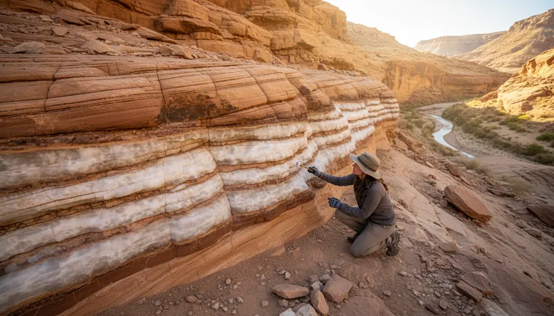 Illustration of gypsum: A mineral used in construction.