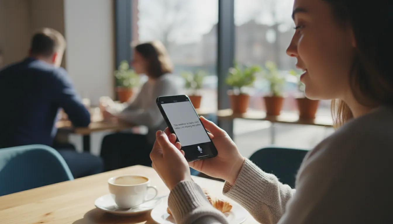 ASRのイラスト：software that translates spoken words into text