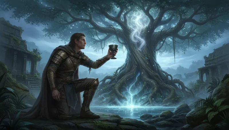 Illustration of immortality: The ability to live forever without dying.