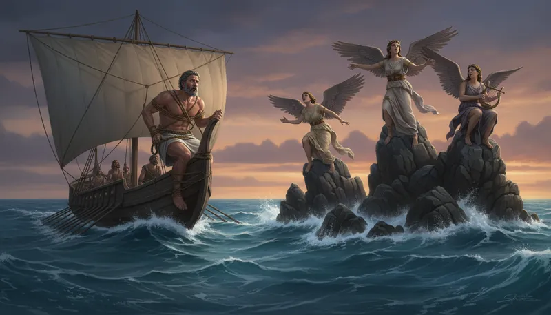 Illustration of ulysses: A character in Greek mythology and literature.