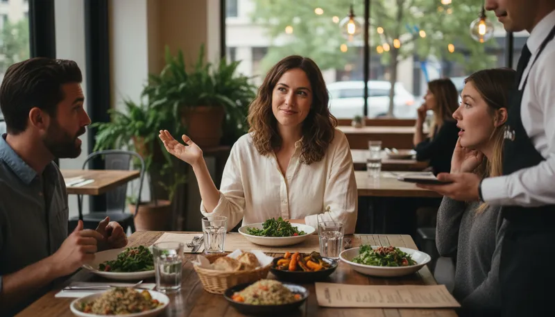 Illustration of i'm a vegan: a person who avoids all animal products