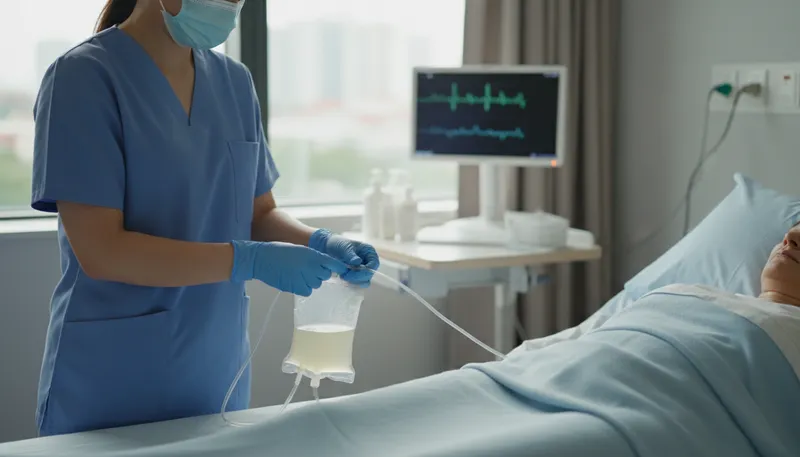 Illustration of catheter: A tube for removing or delivering fluids.