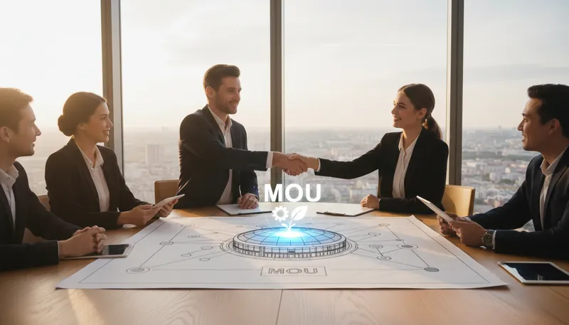 Illustration of mou: An agreement between parties.