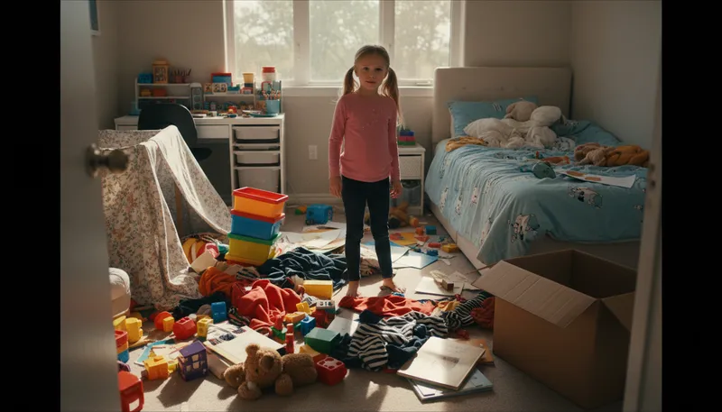 Illustration of straighten up: Make something tidy or organized.