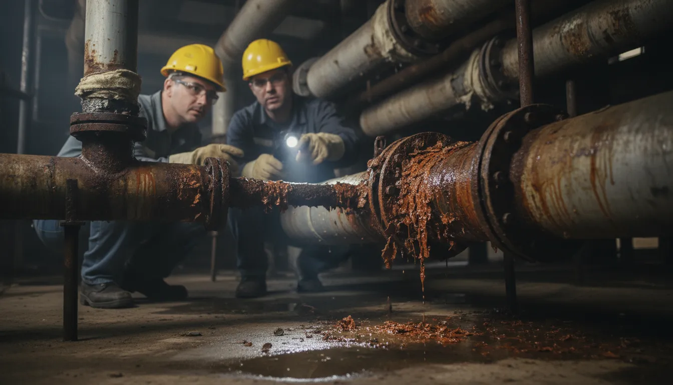 corrosion का चित्र: The gradual destruction of materials by chemical reactions.