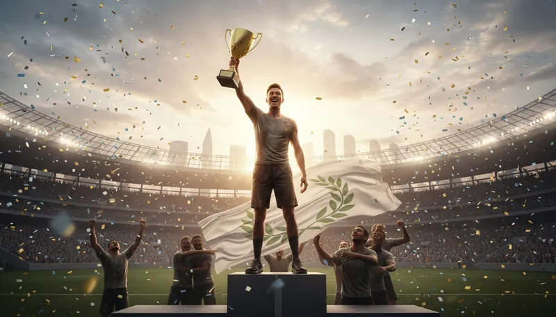 Illustration of on cloud seven: In a state of great happiness.