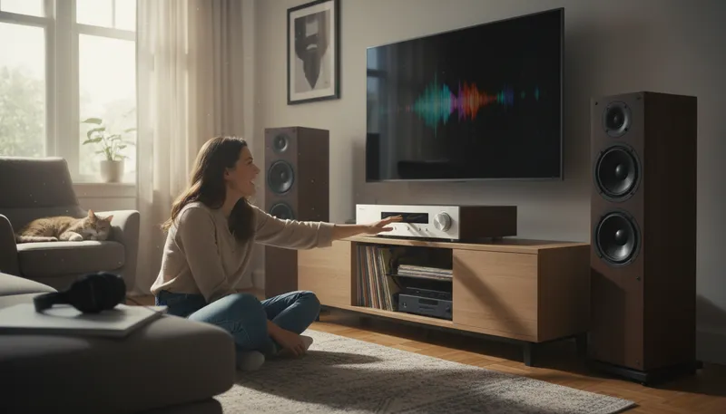 Illustration of turn up the volume on: Increase the sound level of.