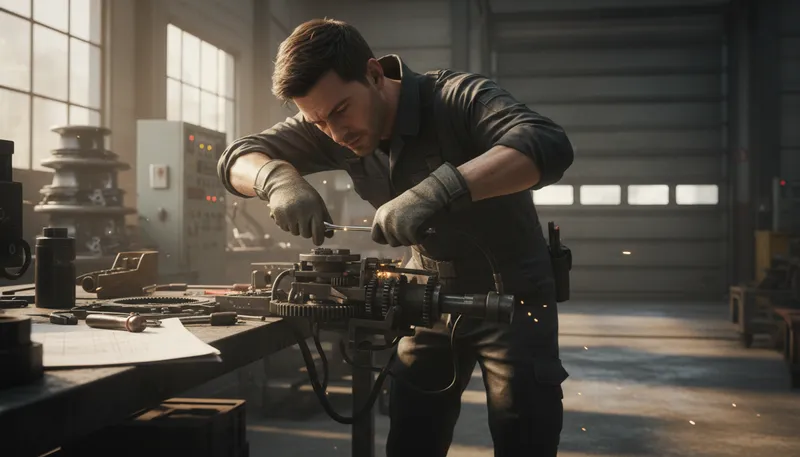 Illustration of operative: worker in a specific field or operation