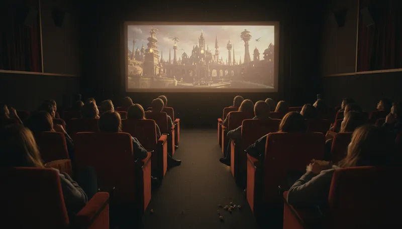 Illustration of film: A story told through moving images.