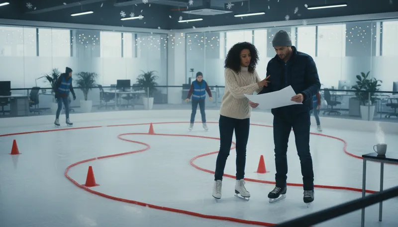 Illustration of skate one's lane: To focus on your own responsibilities.
