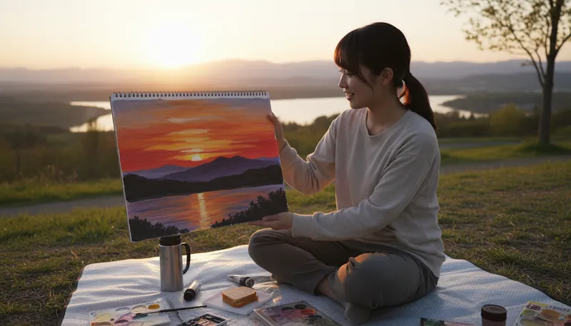 Illustration of miho: A Japanese name that means 'beautiful' or 'moon'.