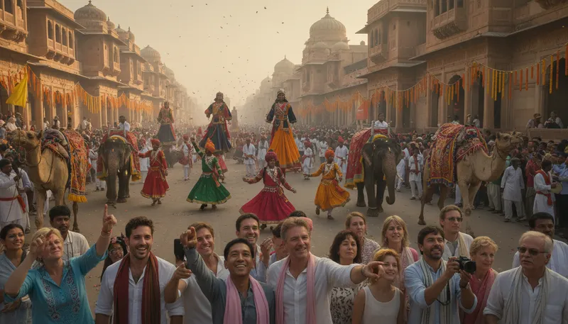 Illustration of rajasthan: A state in northern India known for culture.
