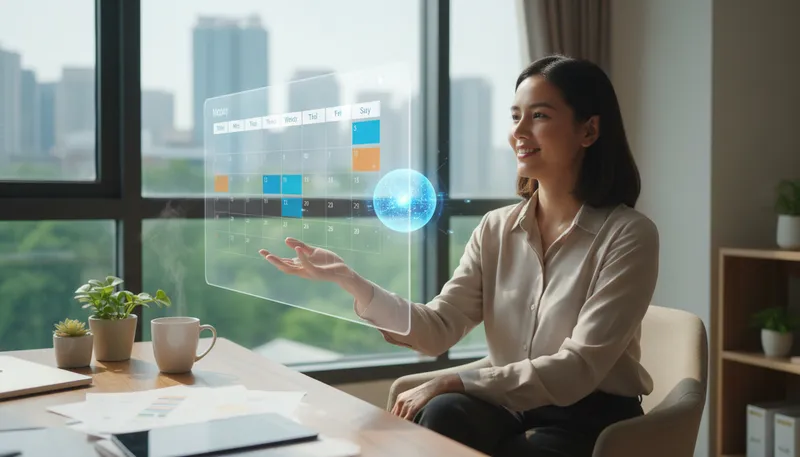 Illustration of assistant: software that assists in tasks