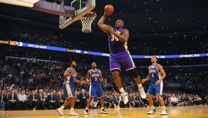 Illustration of o'neil: a famous basketball player, Shaquille O'Neal