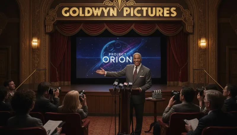 Illustration of goldwyn: A surname associated with film production.