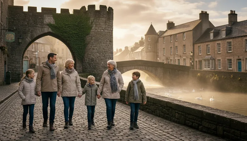 Illustration of ennis: A town in County Clare, Ireland.