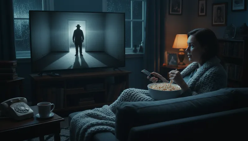 Illustration of psycho: short for psychological thriller