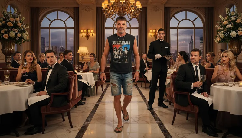 Illustration of bogan: An unsophisticated person, often from a working-class background.