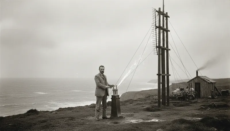 Illustration of marconi: An inventor known for radio communication.