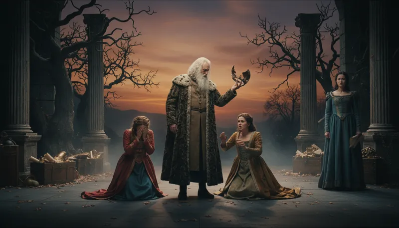 Illustration of lear: A reference to King Lear or a name.