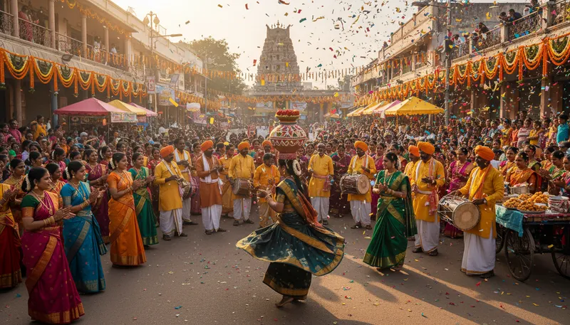 Illustration of telangana: A state in southern India.