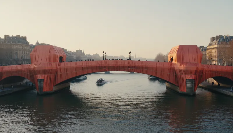 Illustration of christo: A surname, known for art projects.