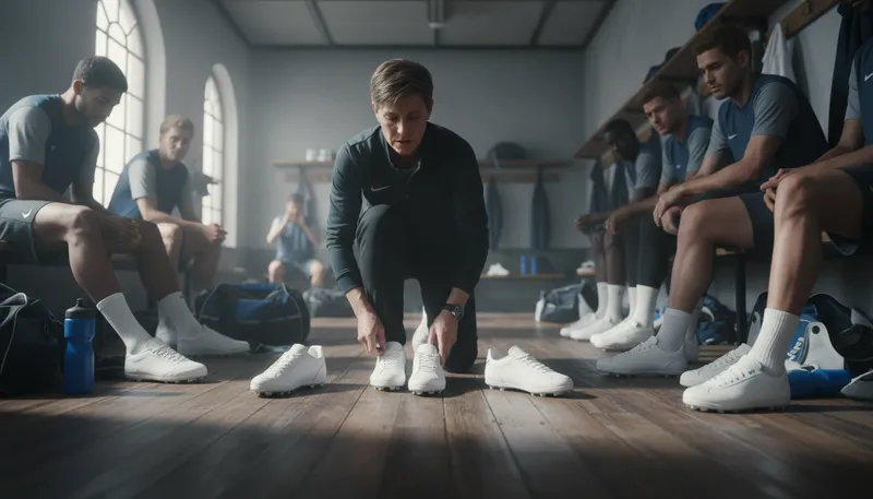 Illustration of put the same shoe on every foot: to treat everyone the same