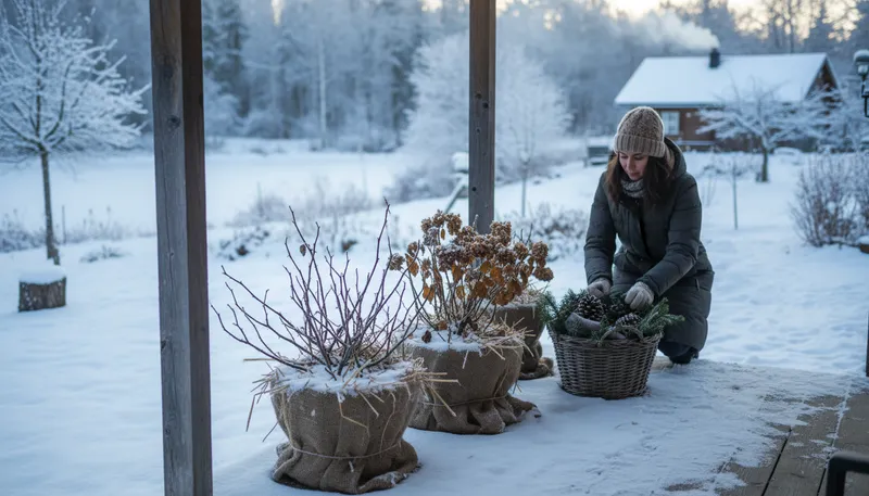 Illustration of winter: a period of inactivity or dormancy