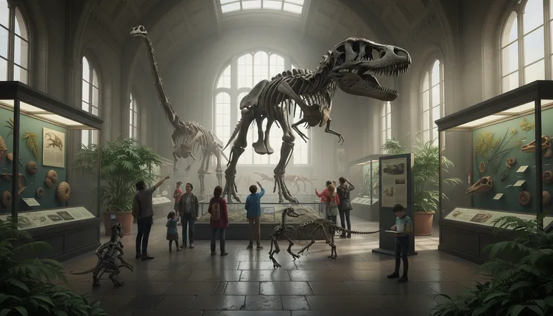 Illustration of mesozoic: The era of dinosaurs and early mammals.