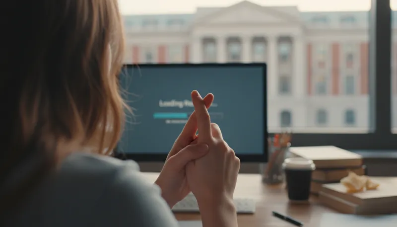 Illustration of keep one's fingers crossed: to hope for good luck