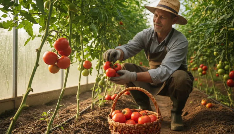 Illustration of grower: A person who cultivates plants or crops.